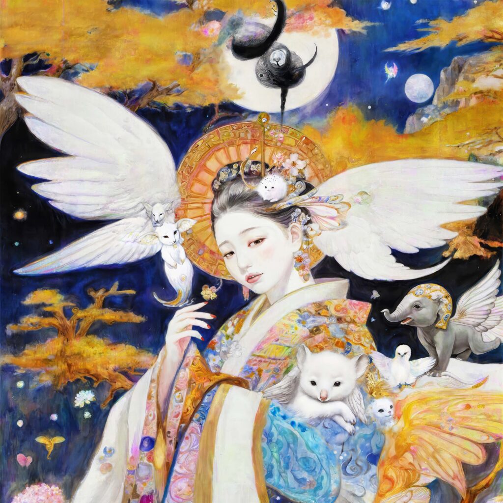 A Celestial Princess in the Autumn Twilight